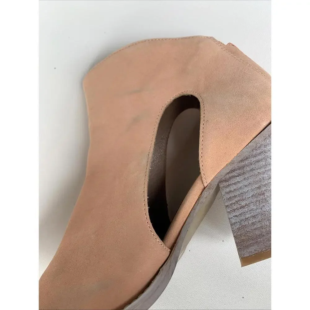 Free People Sienna Ankle Women's Boots - Toe Cognac EU 41  USA 10.5 11